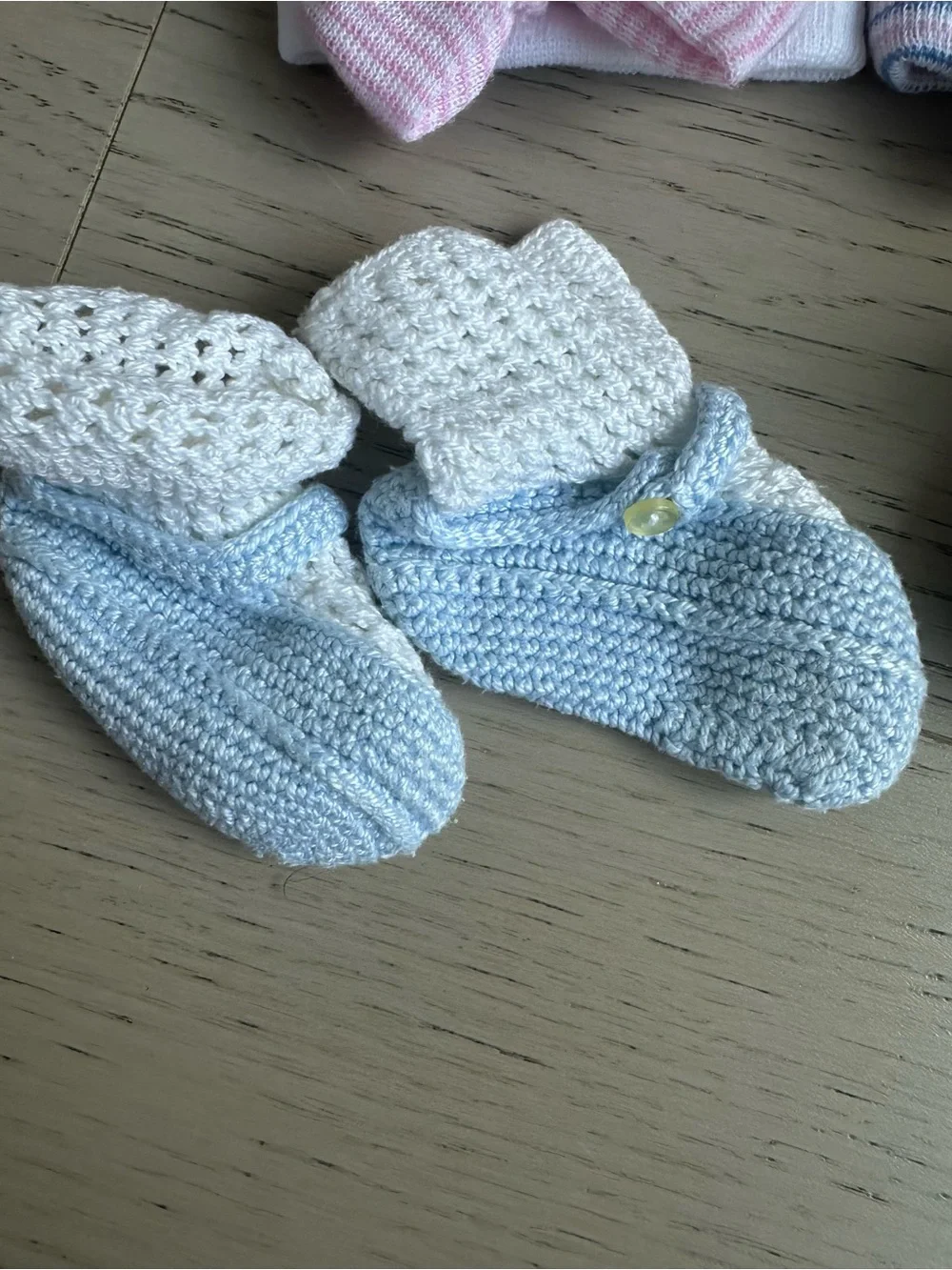Baby Pink Bow Knit Hat and Socks Set - Kids Accessories